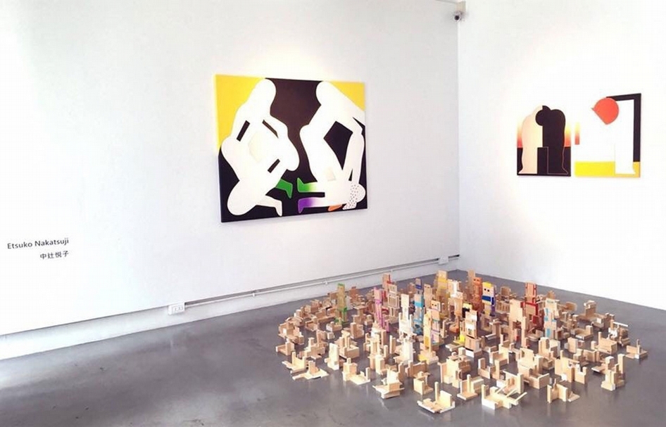 也趣台北「Gutai and Further」（2018）展覽現場。（也趣藝廊提供）