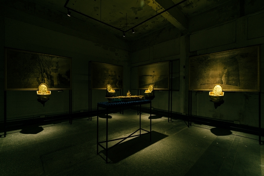 姚瑞中，《本土佔領行動》，混合媒材裝置，1994，MoMA Contemporary Co. Ltd典藏。（空總臺灣當代文化實驗場提供）