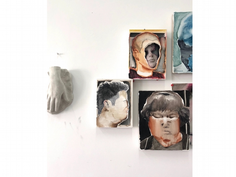 在疫情期間,藏家面臨無法出國的窘境,阿拉里奧畫廊以分享藝術家韓家泉作品以及近況,填補疫情期間人們對於藝術的渴望。(阿拉里奧畫廊提供)