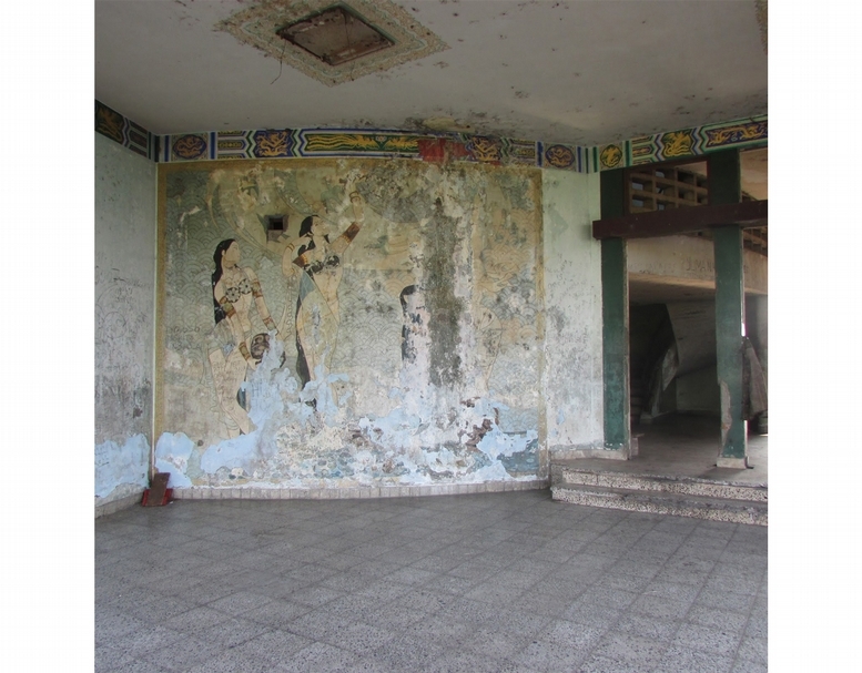 「中國寶塔」內部裝飾。(© Kinshasa Then and Now)