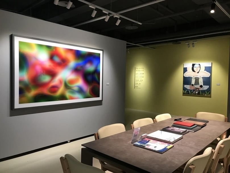Mai 36於臺北推出之「凱若斯」，展出包括魯夫作品「基質 36 I」（Substrate 36 I）。（©Mai 36 Galerie）
