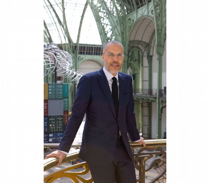 法國巴黎卡邁勒．梅努赫畫廊（Galerie Kamel Mennour）創辦人卡邁勒．梅努赫（kamel mennour）。（卡邁勒．梅努赫畫廊提供）