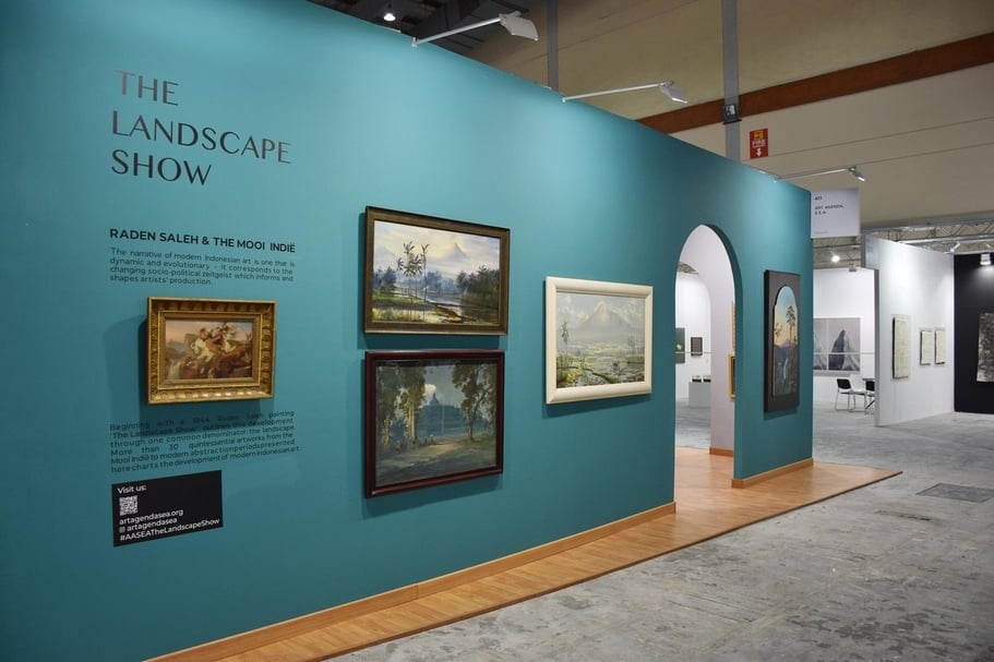 藝議（ART AGENDA SEA）在2019雅加達博覽會的展示空間。（© S.E.A）