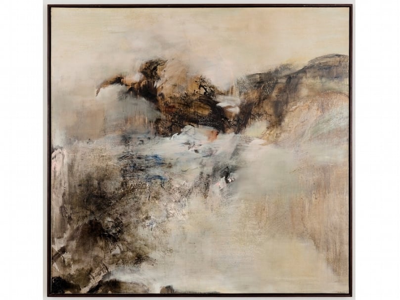趙無極《04.01.79》，250 x 260cm，1979。（富藝斯提供）