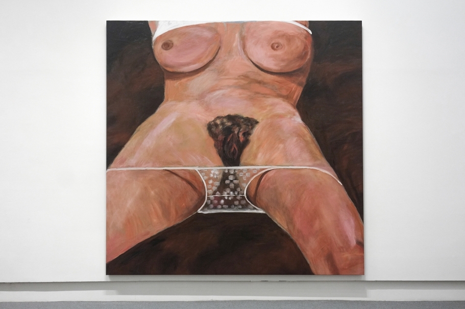 趙剛《國母》，畫布油彩，280x280 cm，2020。（亞紀畫廊提供）
