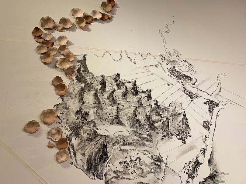 陳宜艷作品《模糊之境》局部。（國立臺灣工藝研究發展中心提供）
