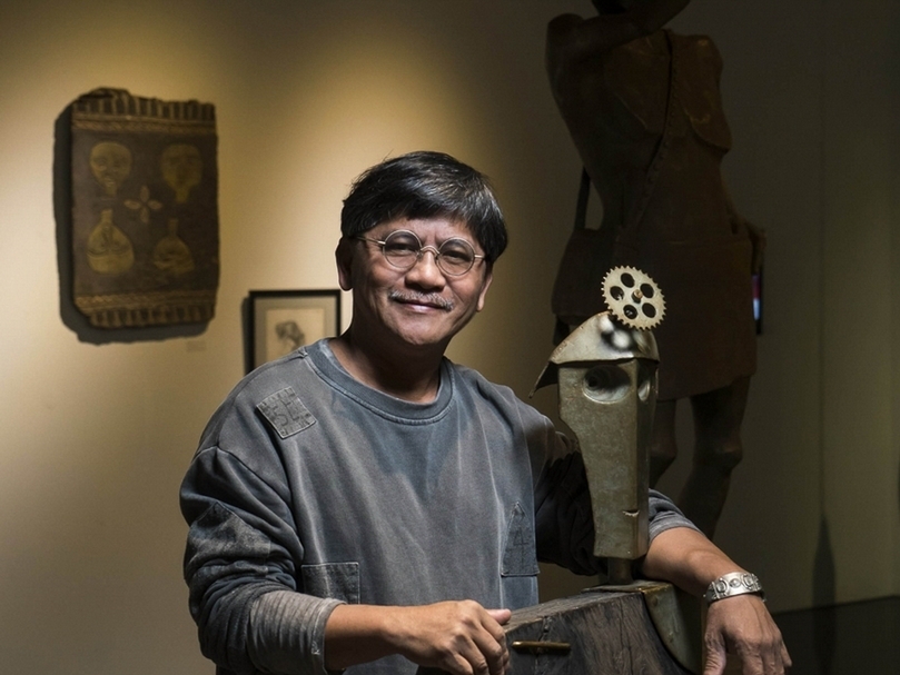 將代表「第59屆威尼斯國際美術雙年展臺灣館」參展的藝術家撒古流・巴瓦瓦隆。（©劉振祥）