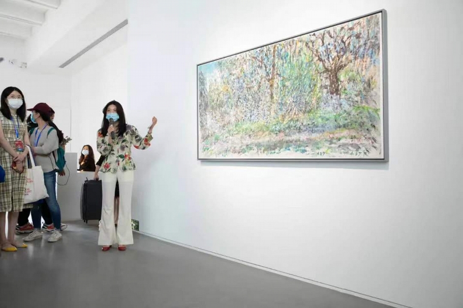 畫廊周北京2020，亞洲藝術中心展覽現場。（畫廊周北京提供）