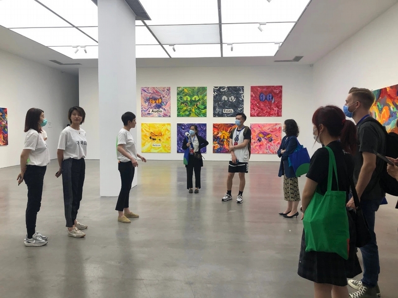 畫廊周北京2020「主單元」SPURS Gallery展覽現場。（畫廊周北京提供）
