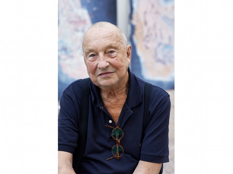 巴塞利茲（Georg Baselitz）。（© Photo: Martin Müller. Courtesy Gagosian）