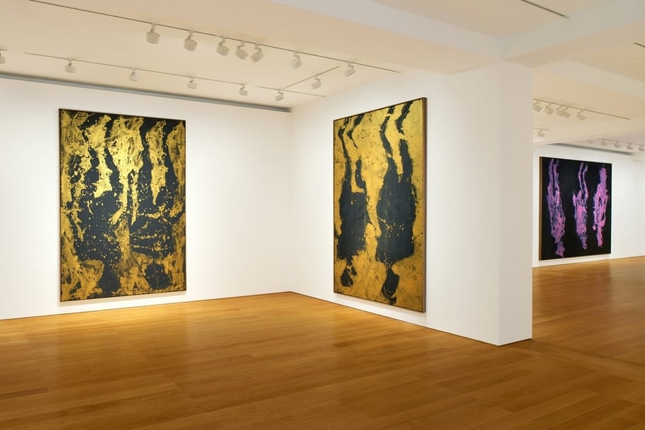 巴塞利茲「數年之後」展場一景。（© Georg Baselitz. Courtesy Gagosian）