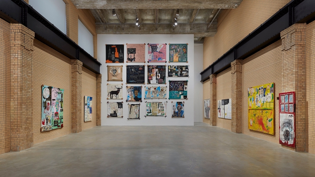 2019年布蘭特基金會（Brant Foundation）「巴斯奇亞」個展展覽現場。（©Brant Foundation）