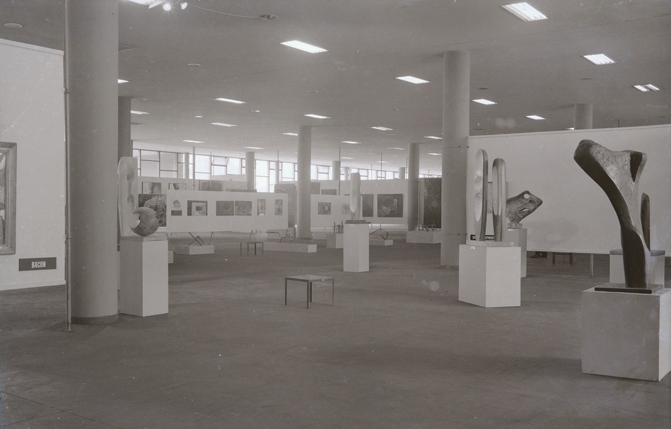 第五屆聖保羅雙年展展場。（Athayde de Barros, Fundaçao Bienal de São Paulo, Arquivo Histórico Wanda Svevo提供）
