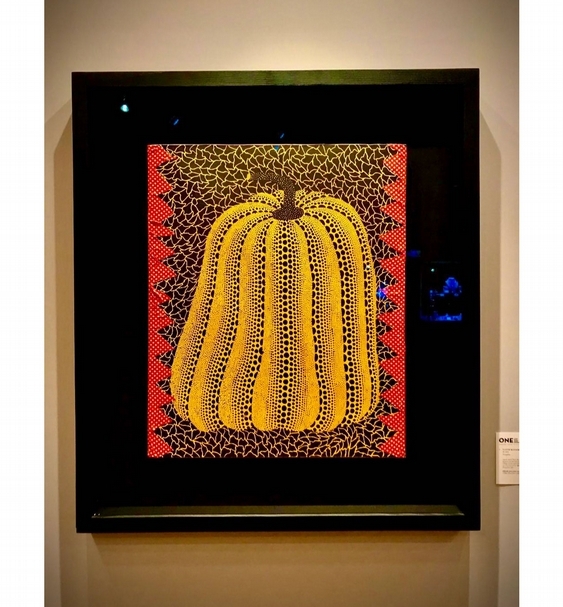 草間彌生（Yayoi Kusama）《南瓜》（1981）。（佳士得提供）