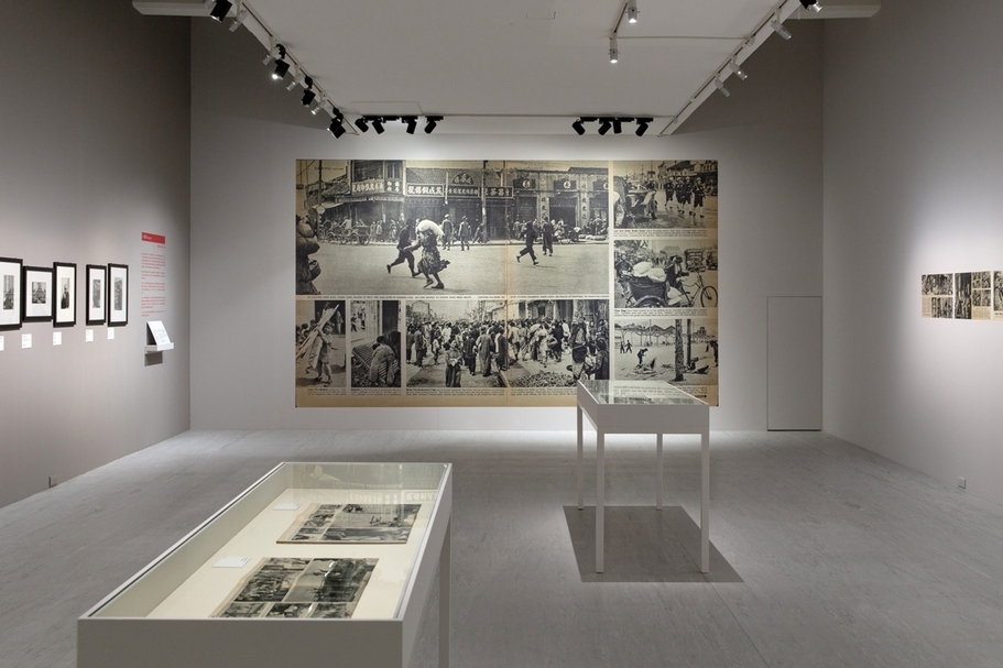 「布列松在中國1948-1949｜1958」展覽一景。（臺北市立美術館提供）