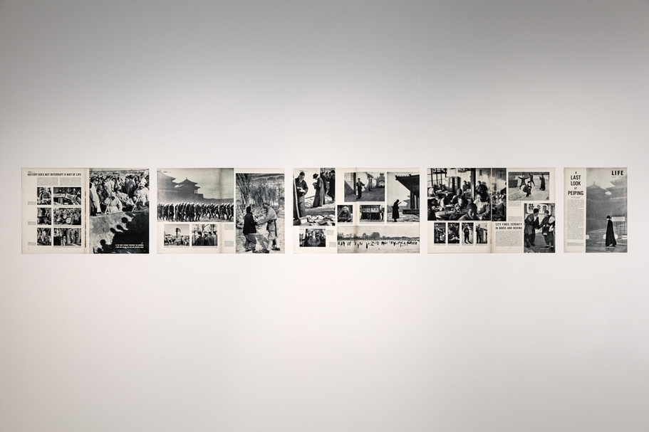 「布列松在中國1948-1949｜1958」展覽現場。（臺北市立美術館提供）