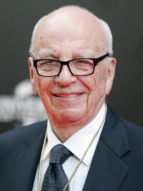 澳洲媒體大亨魯柏．梅鐸（Rupert Murdoch）。（©wikimedia）
