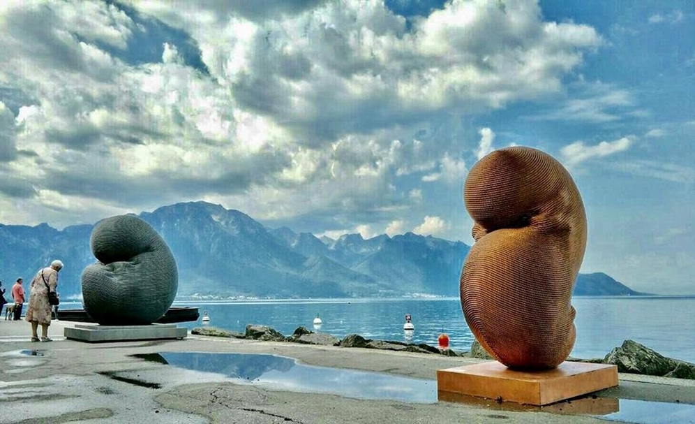 康木祥作品於瑞士蒙特勒雙年展（ Montreux Biannual ）展出。（康木祥工作室提供）