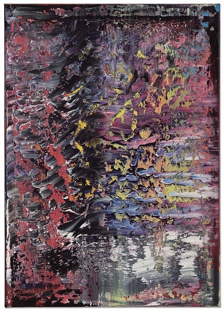 傑哈德．李希特│霜（1） 油彩、畫布144.8×100cm 1989 佳士得提供
