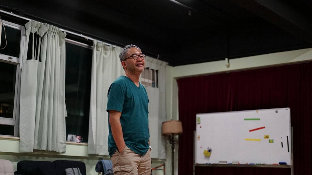 「一條褲製作」藝術總監胡海輝。 (攝影/香港獨立媒體網記者馮曉彤)