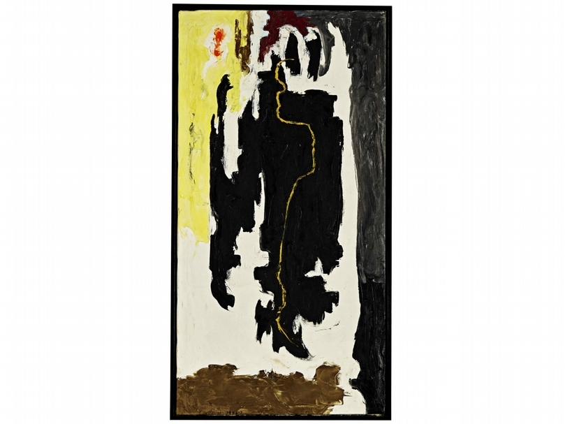 克里夫・斯蒂（Clyfford Still）以6,414萬港幣成交額拿下本場拍賣高價次席。（© Sotheby’s）