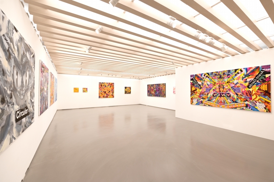 王加加個展「FOMO: Fear of Missing Out」展場一景。（TAO ART提供）