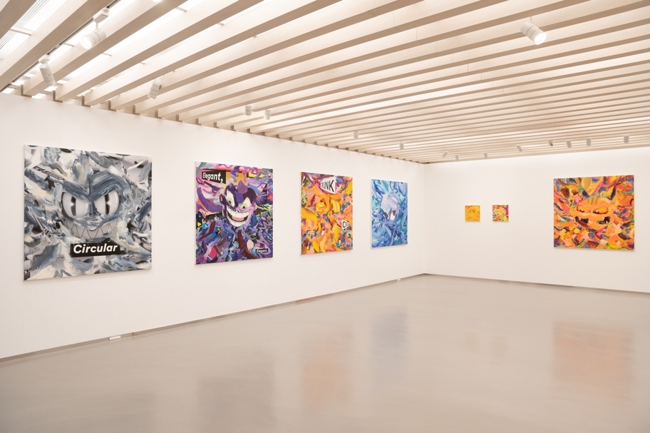 王加加個展「FOMO: Fear of Missing Out」展場一景。（TAO ART提供）