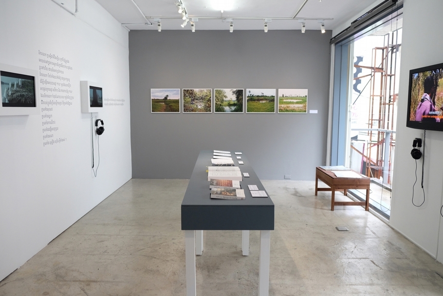 萬迪‧拉塔那（Vandy Rattana） 2016年受邀於立方計劃空間的個展「透工」，由客座策展人許芳慈策劃。（立方計劃空間提供）