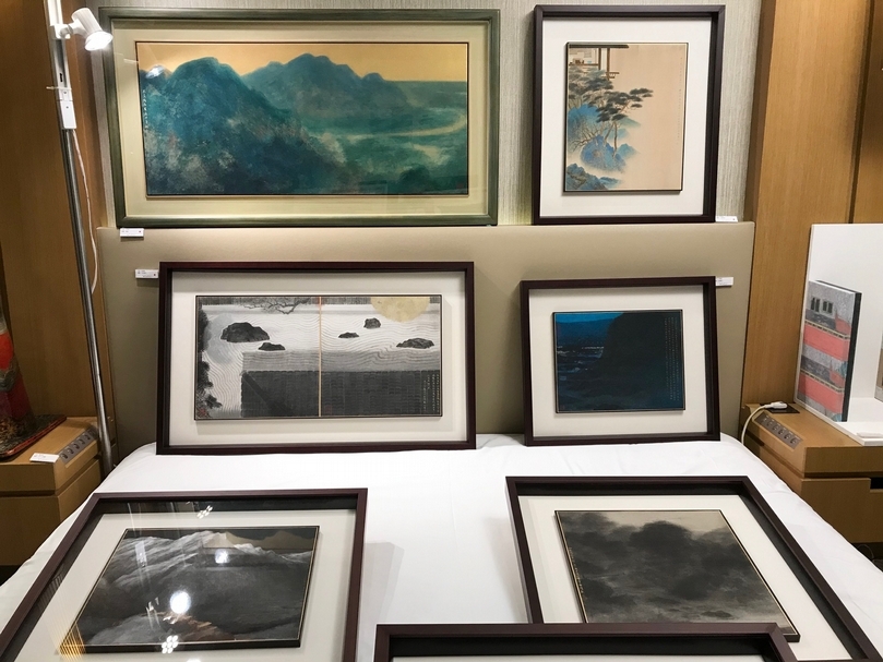 晴山藝術中心展位一景。（本刊資料室）