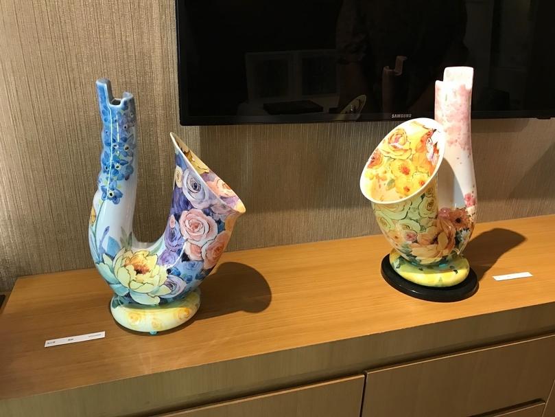 林宗賢手繪揚聲器系列之作。（本刊資料室）