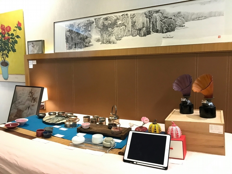 敦煌藝術中心展位一景。（本刊資料室）