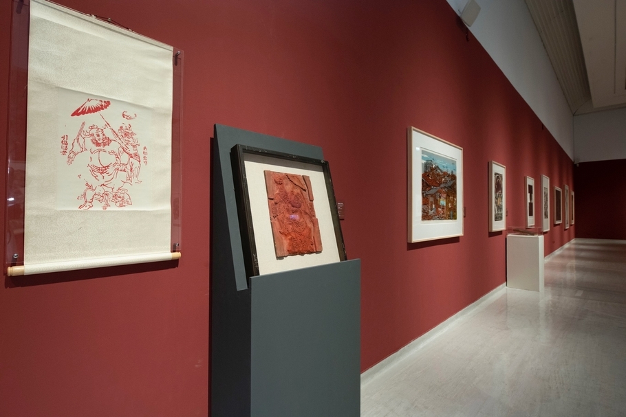 「寫實之力」展區，策展人特以此區展出與日常生活相關的版畫創作。（國立台灣美術館提供）