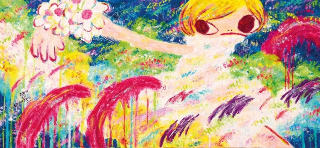 日本藝術家六角彩子（Ayako Rokkaku）《無題》（2015）最後以高出預估價將近三倍的價格720萬新臺幣（含佣金）成交，也刷新了藝術家羅芙奧在2019年秋季拍賣上的紀錄，同時創下藝術家個人作品拍賣紀錄中的第二高價。（羅芙奧提供）
