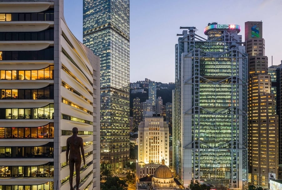 安東尼.葛姆雷的「地平線計畫」(Event Horizon)2015年來到香港。(攝影/Cassius Taylor-Smith,© British Council Hong Kong)