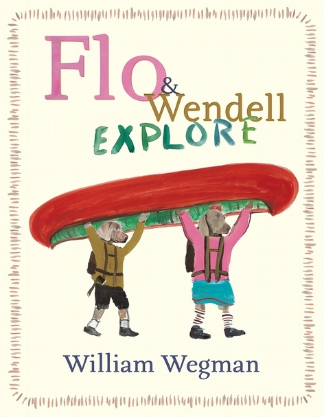 Flo & Wendell系列（兩本）是他首推出的童書，這是常見的「姐弟／兄妹」搭擋主題。（lo & Wendell書封）