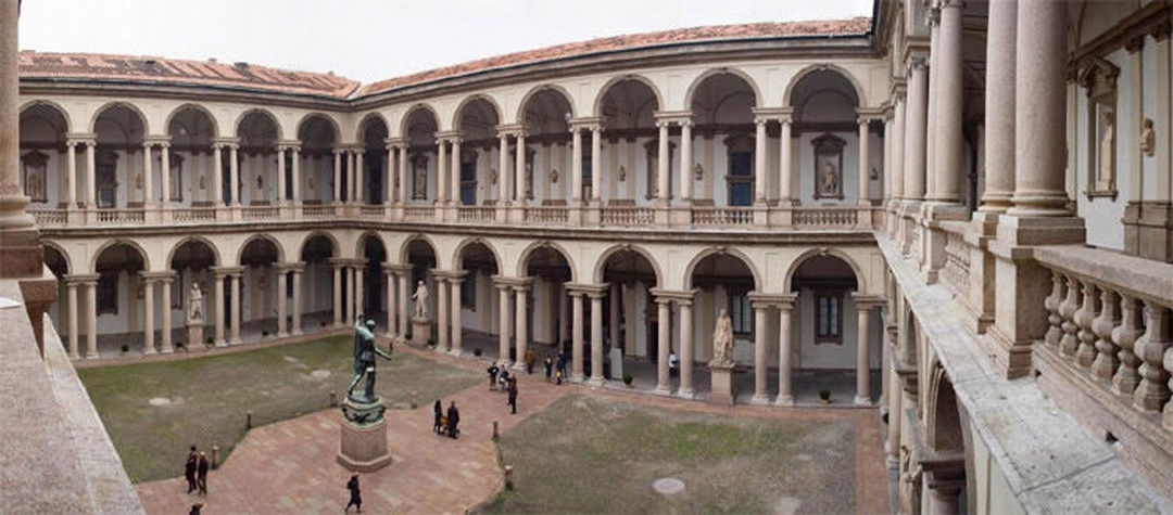1776年義大利米蘭（Milan）的佈雷拉畫廊（Pinacoteca di Brera）。（取自網路）