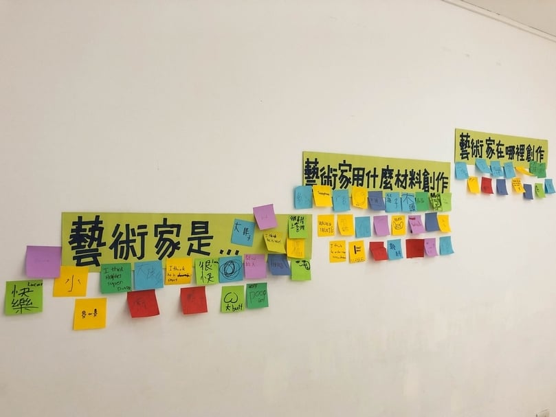 作伙來看看小朋友眼中關於藝術家的三個問題（圖片來源：均勻製作）