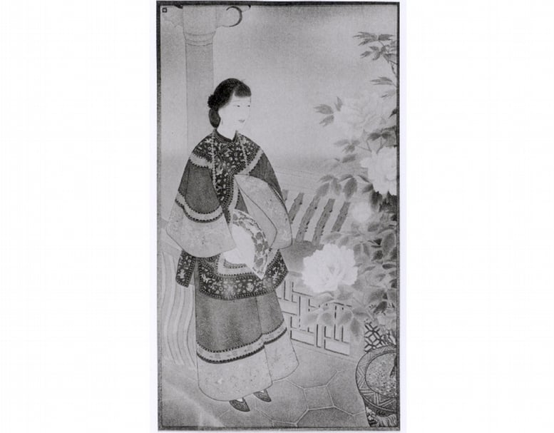 宮田彌太郎《女誡扇綺譚》。(圖片來源:臺展資料庫)