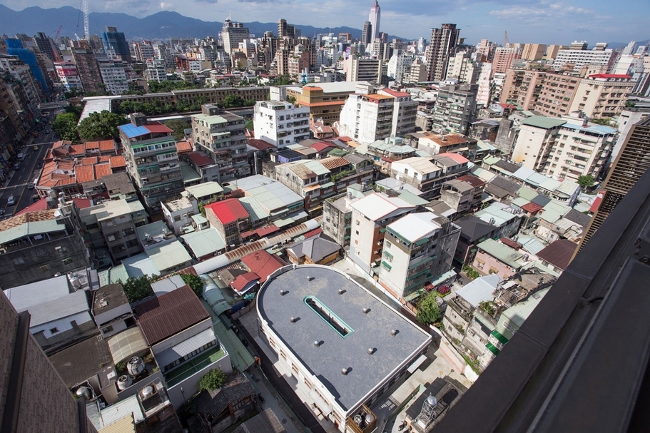 新富町文化市場呈現臺灣老空間活化經驗。（忠泰文化藝術基金會提供）