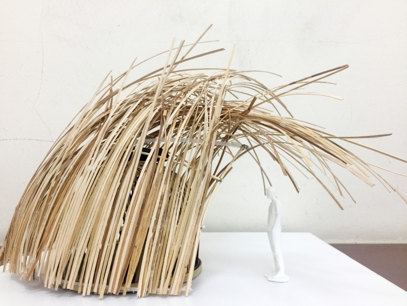 港口│周育潤│竹材│5.6m x 3.6m x 3.5m│茶席不但能使身心靈呼吸,更是與自然的對話。(圖片來源:桃園地景藝術節活動官網)