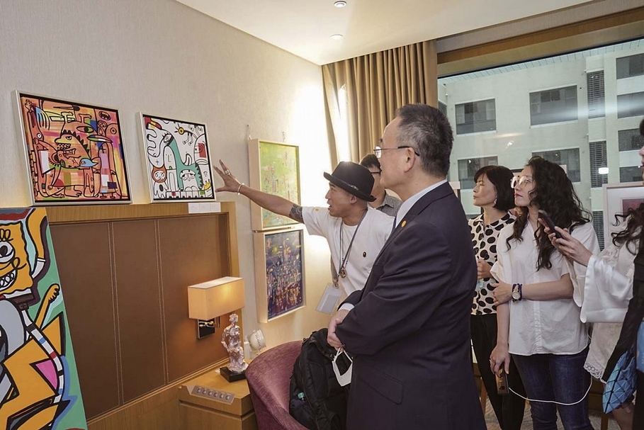 第八屆「2020 ART TAICHUNG 台中藝術博覽會」展覽現場。（台中藝博提供）