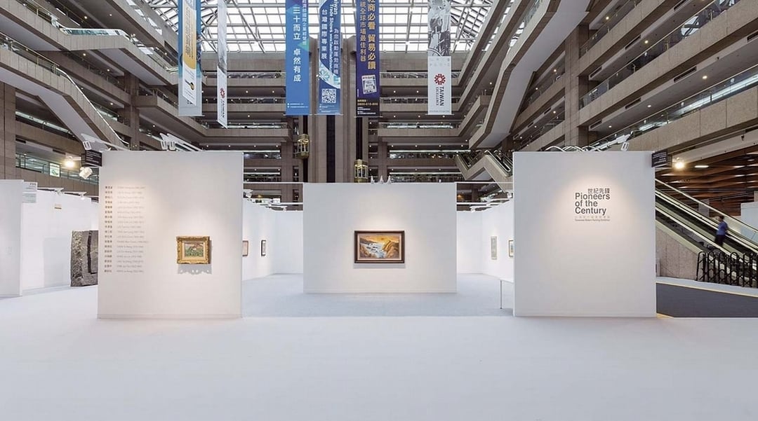 圖為ART TAIPEI台北國際藝術博覽會展覽現場。（社團法人中華民國畫廊協會提供）