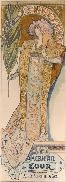 《吉絲夢妲（Gismonda）》 /圖 慕夏基金會ⒸMucha Trust 2020