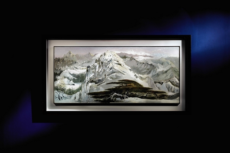吳冠中《北國風光》，油彩、木板，71.7×160 cm，1973年，估價待詢。（© Sotheby’s）