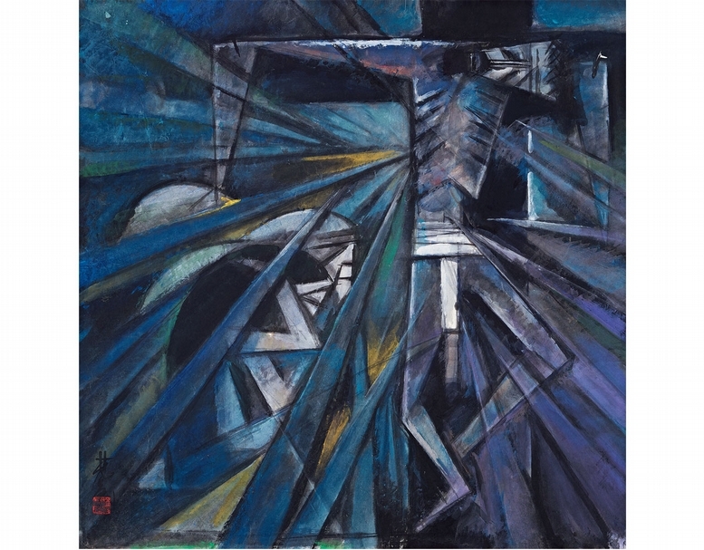 林風眠《基督受難》，1953。（嘉德香港提供）