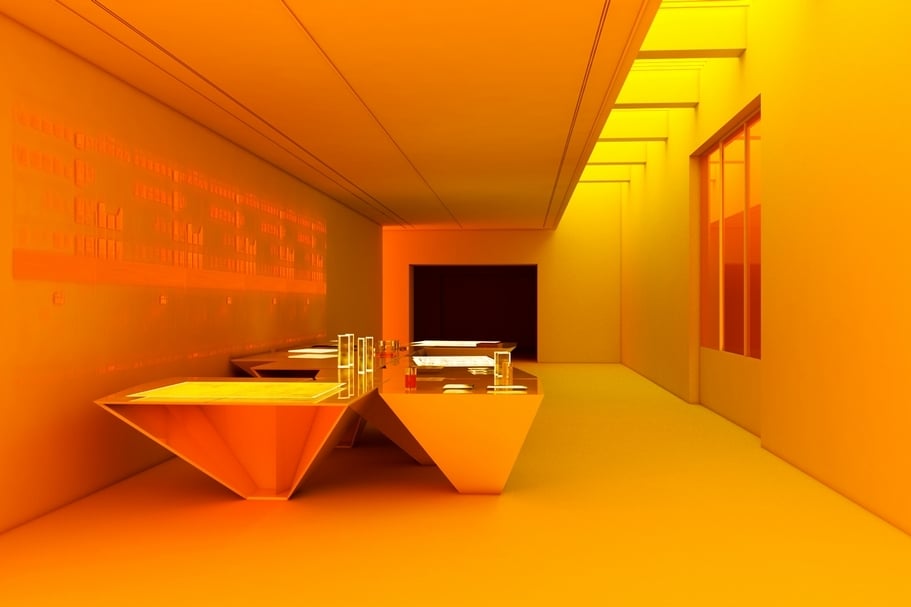Milliøns建築工作室（澤娜・柯瑞騰、 約翰・梅）、彼得・奧斯伯恩，《建築的鬼田》，裝置，尺寸視空間而定，2020。 （藝術家提供）