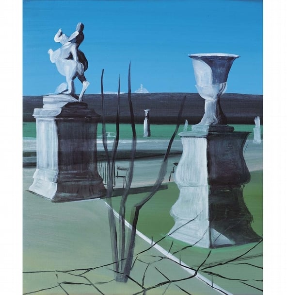 馬克．帝格朗尚《Untitled》，Oil on canvas，61×50cm，2019。（courtesy Galerie EIGEN + ART Leipzig/Berlin Photo: Studio Julien Bouvier）