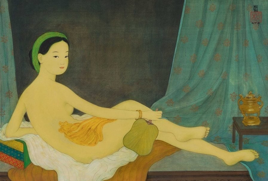 梅忠恕《裸女》，1970。（佳士得提供）