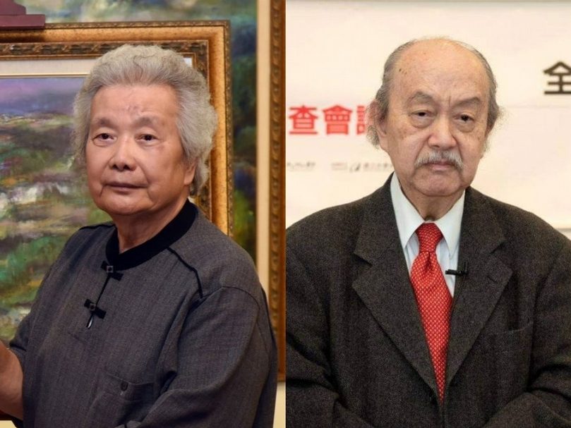李元亨(左)、顧重光(右)於日前辭世,文化部推崇其藝術貢獻。(文化部提供)