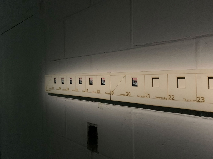 李基宏《微光》展覽一隅。（2020第七屆臺灣國際錄像藝術展：ANIMA提供）